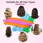 MAGIC LEVERAGE Plaukų Garbanojimo Juostelės – Gražios Garbanos Be Karščio, Rinkinys - Image 3