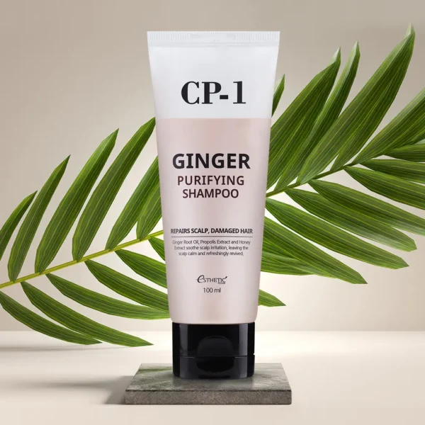 CP-1 Esthetic House Ginger Purifying Shampoo Valomasis Šampūnas Su Imbieru, 100 ml