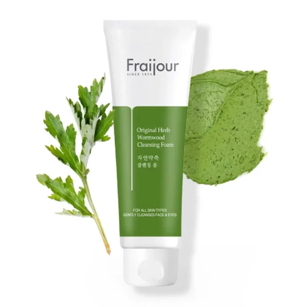 Švelnus Veido Prausiklis su Pelyno Ekstraktu Fraijour Original Herb Wormwood Cleansing Foam, 150 ml