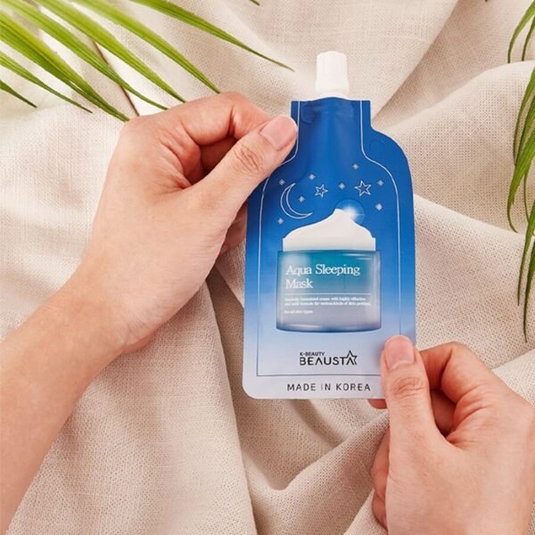 Naktinė Drėkinamoji Veido Kaukė BEAUSTA Aqua Sleeping Mask 15 ml