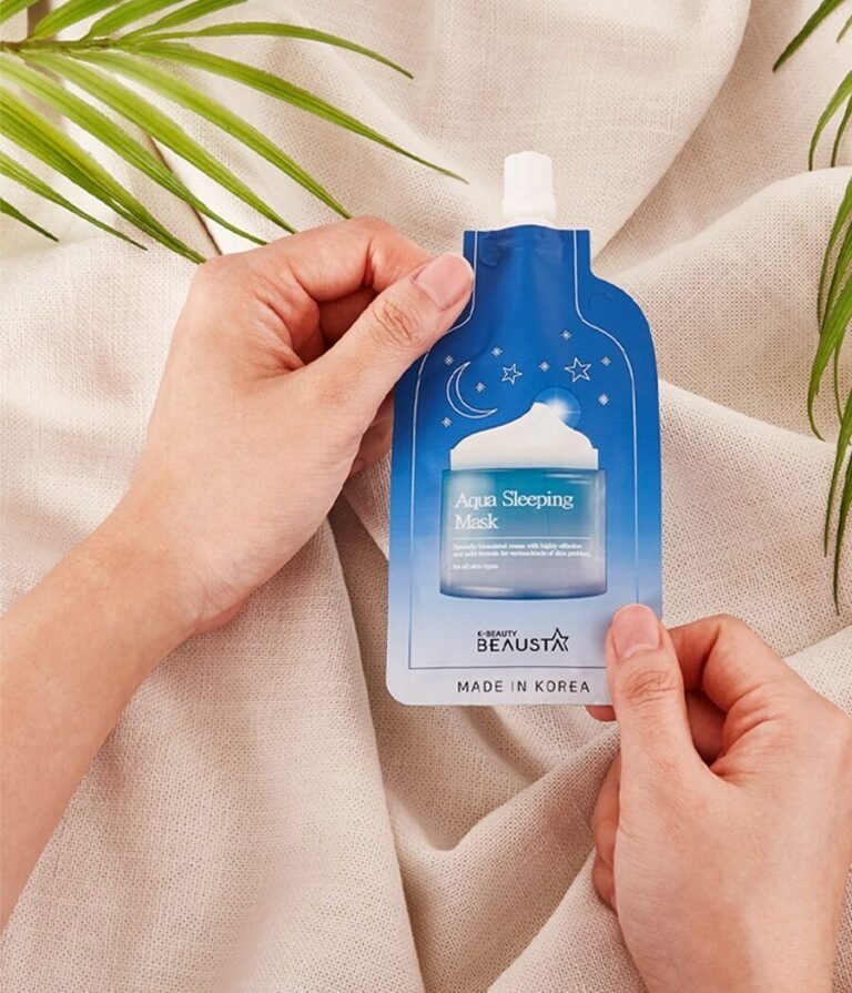 Naktinė Drėkinamoji Veido Kaukė BEAUSTA Aqua Sleeping Mask 15 ml