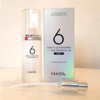 Masil 6 Salon Lactobacillus Hair Perfume Oil Light – lengvas parfumuotas plaukų aliejus, 66 ml