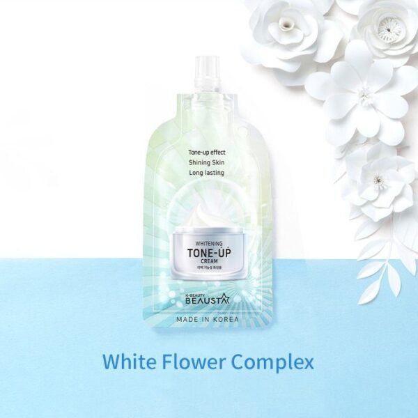 Šviesinantis ir Tonizuojantis Veido Kremas BEAUSTA Whitening Tone-Up Cream, 20 ml