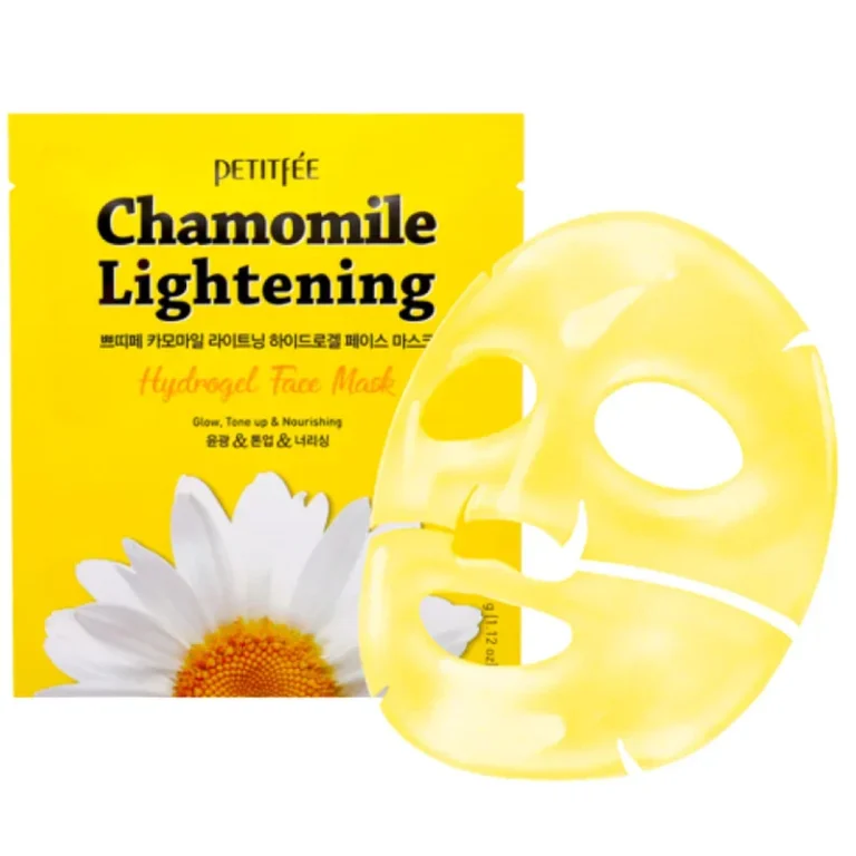 Hidrogelinė Veido Kaukė Petitfee Chamomile Lightening Hydrogel, 32 g