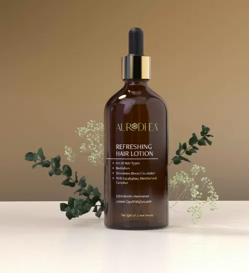 Gaivinantis plaukų losjonas su mentoliu ir kamparu Refreshing Hair Lotion with Menthol and Camphor, 100 ml